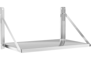 Laudajaga Kokkupandav Seinale Paigaldatav Riiul Roostevabast Terasest 600x300mm | Adexa 330901