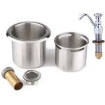 Kauss/kaev kraaniga jäätisekulpide/lusikate jaoks | | Adexa 6P03