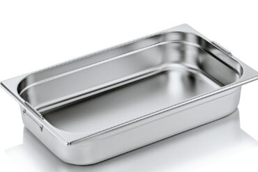 Roostevabast terasest GN-nõu Pann Käepidemega GN1/1 Sügavus 100mm | Adexa 8114H