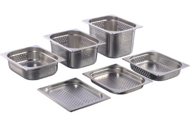 Roostevabast terasest GN nõu perforeeritud GN 1/2 sügavus 150mm | Adexa 8126P