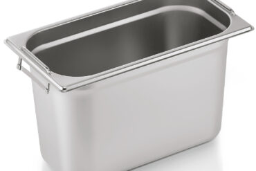 Roostevabast terasest GN-nõu pann käepidemega GN1/3 Sügavus 200mm | Adexa 8138H