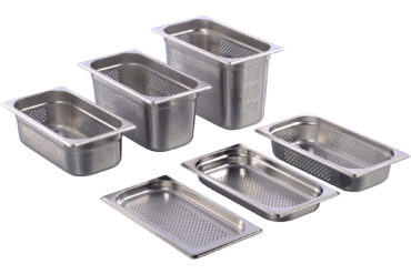 Roostevabast terasest GN-nõu Pan Perforeeritud GN1/3 Sügavus 200mm | Adexa 8138P