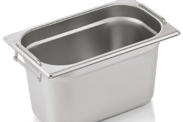 Roostevabast terasest GN-nõu pann käepidemega GN1/4 sügavus 150mm | Adexa 8146H