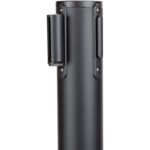 Must piirdepost punase sissetõmmatava lindiga 2m | Adexa BBP01AR - Image 2