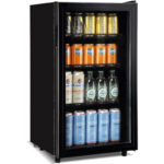 Õllekülmik Klaasuksega 98 L Must | Adexa BC98D