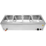 Bain Marie koos 4xGN1/2 konteinerite ja kaante ning äravoolukraaniga | Adexa BR11045 - Image 6