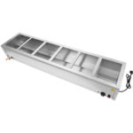 Bain Marie 6xGN1/2 konteinerit ja kaant Äravoolukraaniga | Adexa BR17045 - Image 4