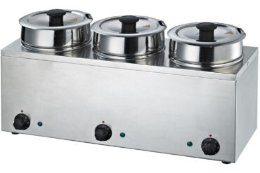 Bain Marie 3 kuumpotti 3x3,5 liitrit | Adexa BMP43