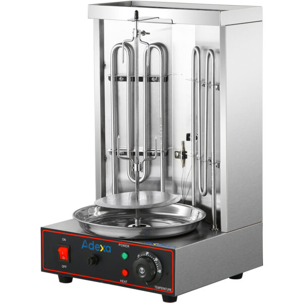 Kommertslik Gyros/Kebab grill Elektriline alumine mootor Mahutavus 8kg 2.4kW | Adexa CG25
