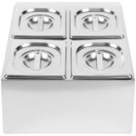 Maitseainete Hoidja, Mis Sisaldab 4Xgn1/6-100 Mm Kausse Ja Kaasi | Adexa Chd04B - Image 3