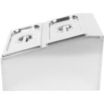 Maitseainete Hoidik, Sisaldab 2Xgn1/3-150Mm Kaanega Anumaid, Roostevaba Teras | Adexa Chd04Bd3 - Image 3