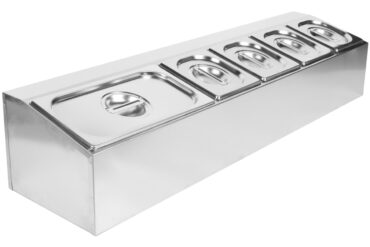 Lauapealne süvend GN nõudele, Sisaldab 4Xgn1/6-100Mm Ja 1Xgn1/3-100Mm  | Adexa Chd04A2