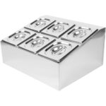 Maitseainehoidja, Mis Sisaldab 6Xgn1/6-100Mm Anumaid Ja Kaasi | Adexa Chd06B