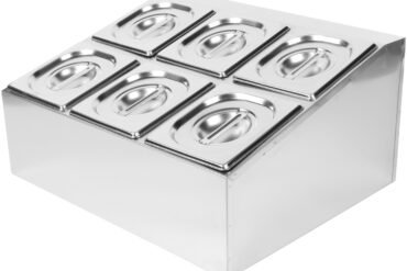 Maitseainehoidja, Mis Sisaldab 6Xgn1/6-100Mm Anumaid Ja Kaasi | Adexa Chd06B