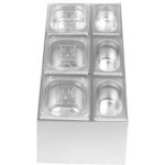 Maustepannihoidik, Sisaldab 3Xgn1/6 + 3Xgn1/9 Panne Koos Süvistatud Kaante Ja Kulpidega | Adexa Chm01 - Image 6