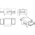 Konveier Pitsaahi 16 Pitsat, 12'' Tunnis | Adexa Cp12S - Image 2