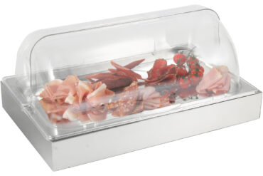 Roll top kandik, jahutatav, Jäänõuga GN1/1 Roostevaba Teras | Adexa CRDIB1