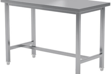 Töölaud Roostevabast Terasest Ilma Alumise Riiulita 1400X800X900Mm | Adexa Ct80140