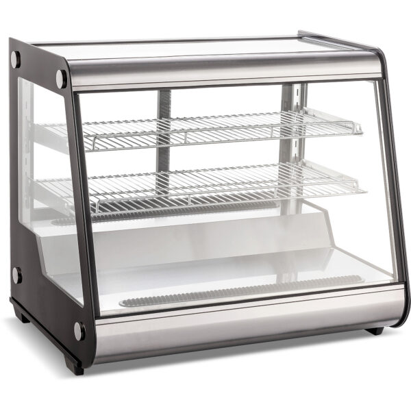 Külmakapp Väljapanekuks 160 liitrit 2 riiulit Must | Adexa CW160X