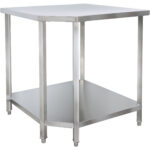 Roostevabast terasest nurgatöölaud 900x900x600x600x900mm | Adexa CWTB1060S