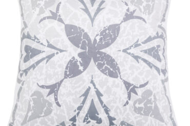 Padjapüür 50x50cm Valge halli mustriga | Siexa DPC50501