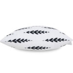 Padjapüür 50x50cm Valge musta mustriga | Siexa DPC50502 - Image 2