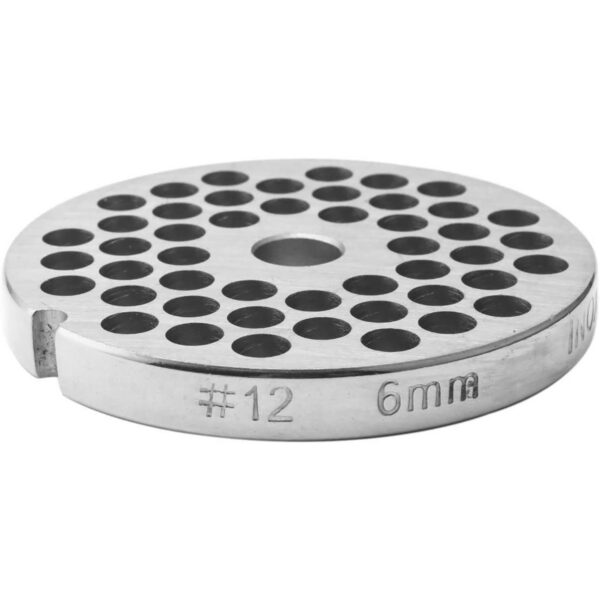 Lihaveski Adexa DQ12 roostevabast terasest hakklihamasina plaat 6mm | Adexa DQGP12-6