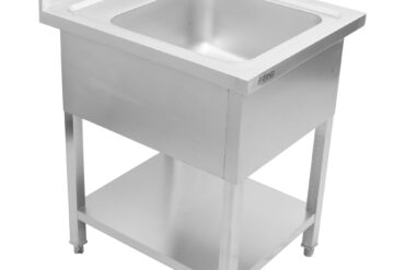 Kaubanduslik valamu roostevabast terasest 600x700x900mm 1 kauss pritsmekaitsega | Adexa YLS67BM1