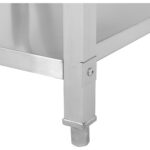 Valamu nõudepesumasinatele, 1 Vasak valamu, alumine riiul pritsmekaitse, 1200x700x927mm | Adexa DSB1270L - Image 7