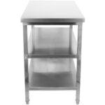 Töölaud Roostevaba Teras 3 Taset Ruutjalad 1400X700X900Mm | Adexa Dw3T14070 - Image 4