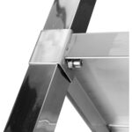 Töölaud Roostevaba Teras 3 Taset Ruutjalad 1400X700X900Mm | Adexa Dw3T14070 - Image 2