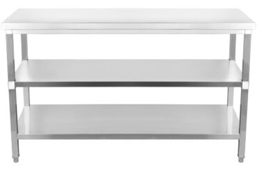 Töölaud Roostevaba Teras 3 Tasapinda 1500X600X900Mm | Adexa Dw3T15060
