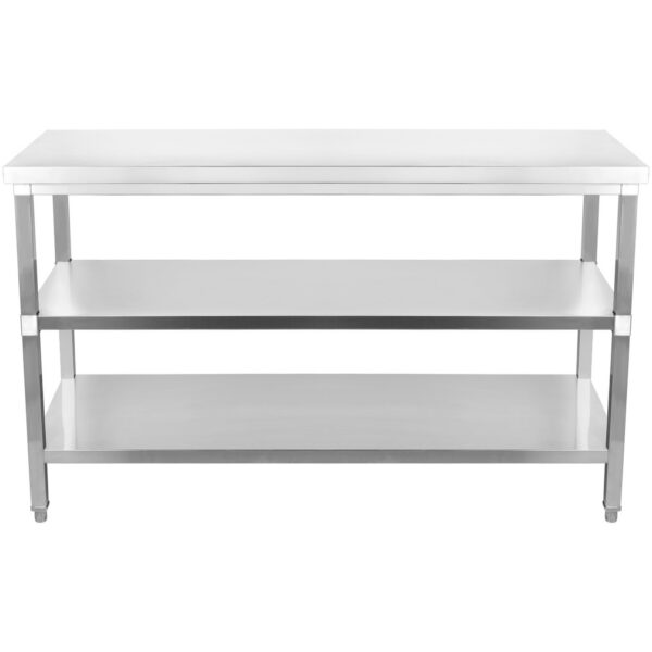 Töölaud Roostevabast Terasest 3 Tasandit  1200X600X900Mm | Adexa Dw3T12060