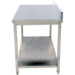 Premium Töölaud Roostevaba Teras Alumine Riiul Pritsmekaitse 800X700X900/1000Mm | Adexa Dwt8070 - Image 2