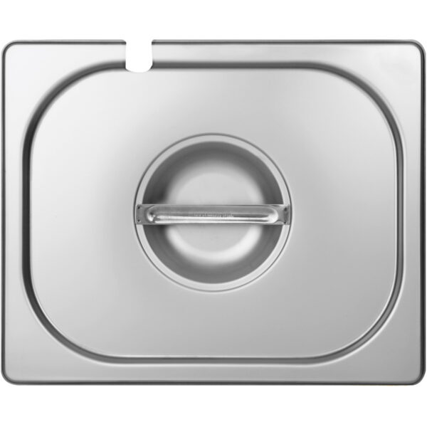 Roostevabast terasest Gastronorm kaanega anum koos lusika pesaga GN1/2 | Adexa 812LN
