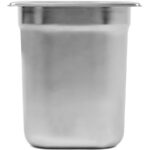 Roostevabast terasest GN-nõu pann GN1/6 sügavusega 200 mm | Adexa 8168