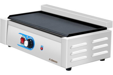 Professionaalne Elektrigrill 1 tsoon 1.4 kW Ribidega Malmist Pealis | Adexa GP3030EW