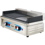 Professionaalne Elektriline Grill 1 tsoon 2.3kW Sile/Triibuline Malmist pind | Adexa GP5530EGW