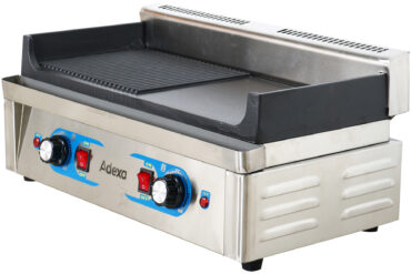 Professionaalne Elektriline Grill 1 tsoon 2.3kW Sile/Triibuline Malmist pind | Adexa GP5530EGW
