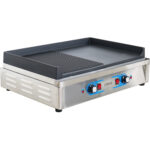 Professionaalne Elektriline Grill 2 tsooni 4,6 kW Sile/Ribiline Malmpind | Adexa GP7050EGW - Image 2