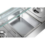 Bain Marie Klaasist Pritsmekaitsega 5Xgn1/2 | Adexa Hbm25 - Image 4
