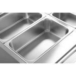 Elektriline  Bain Marie Kapiga 2Xgn1/1 + 2Xgn1/3 6Kw 900Mm Sügavus | Adexa Heb909A - Image 4