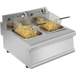 Elektrifritüür 2x8 liitrit 7,5kW Lauapealne 400V | Adexa HEF608