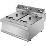 Elektrifritüür 2x8 liitrit 7,5kW Lauapealne 400V | Adexa HEF608 - Image 2