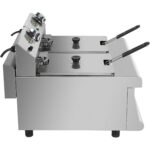 Elektrifritüür 2x8 liitrit 7,5kW Lauapealne 400V | Adexa HEF608 - Image 6