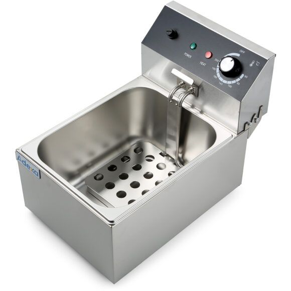 Fritüür Ühe anumaga Elektriline 6 liitrit 2.5kW Lauapealne | Adexa HEF81 - Image 3