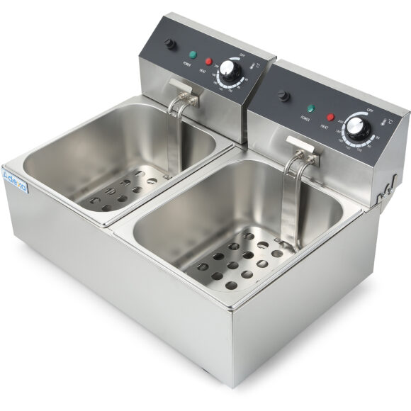 Fritüür Topelt Elektriline 2x6 liitrit 5kW Lauapealne | Adexa HEF82A - Image 5