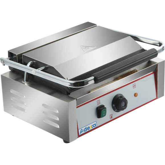 Suur Panini kontaktgrill, ribi/sile 2,2 kW | Adexa HEG811EA - Image 3