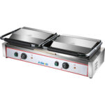 Twin XL Panini kontaktgrill Sile 4,4 kW kahe tsooniga | Adexa HEG813EB - Image 3