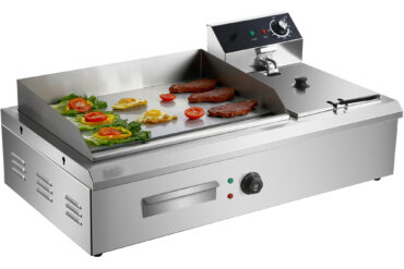 Praeplaat ja Fritüür Combo 760x630x460mm 2.8+3kW Elektriline | Adexa HEG908